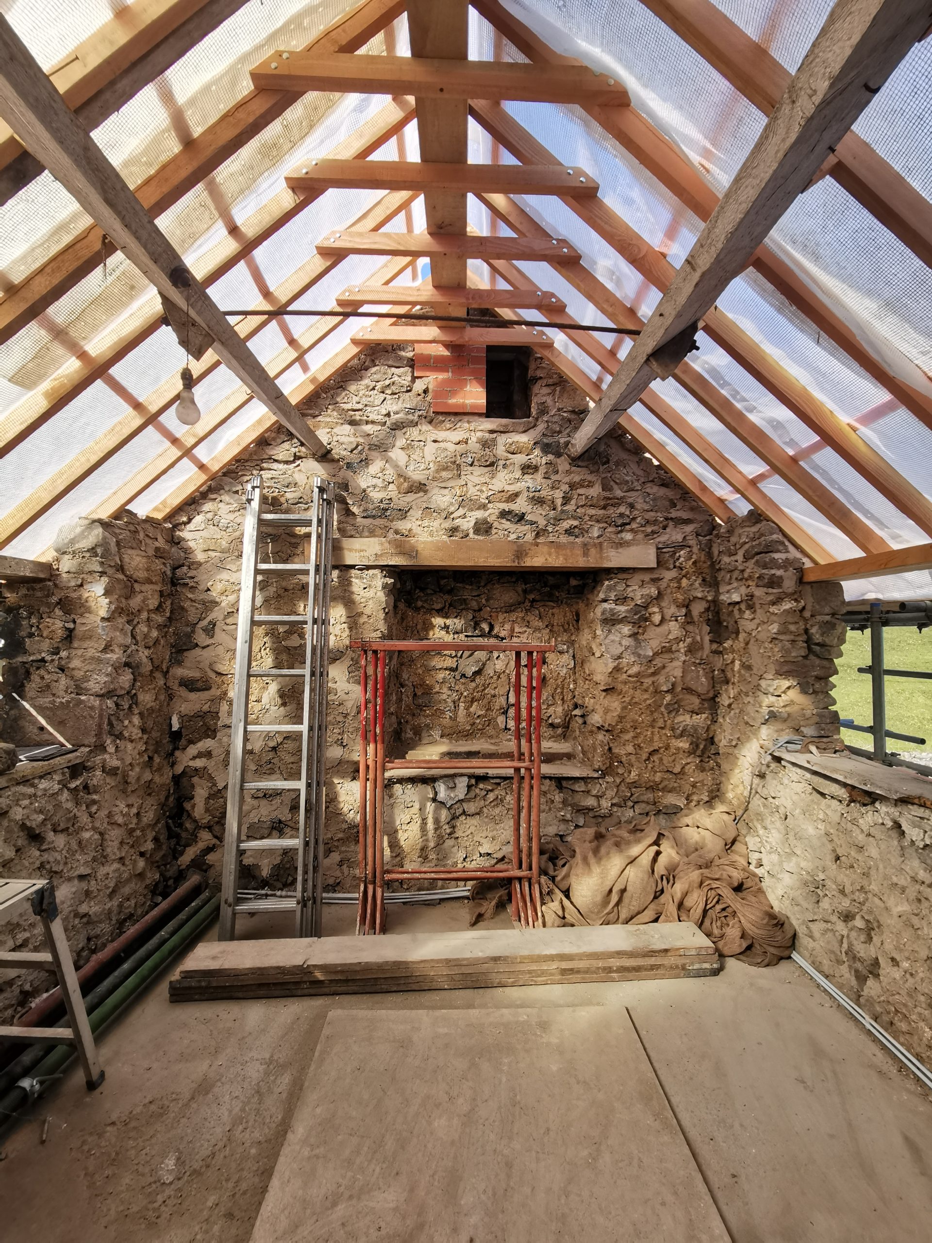 Three months in: the restoration takes shape